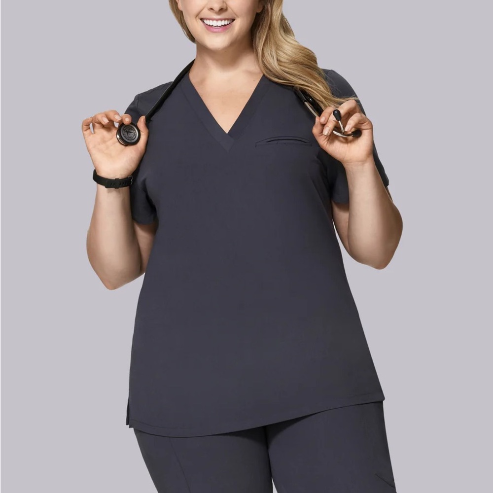 Mandala brand Pewter one pocket scrub top,Scrub Set XL-regular FREE SHIPPING